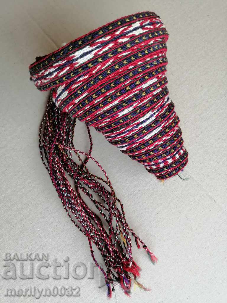 Old hand-woven sash sash belt costume Old hand-woven sash sash belt costume