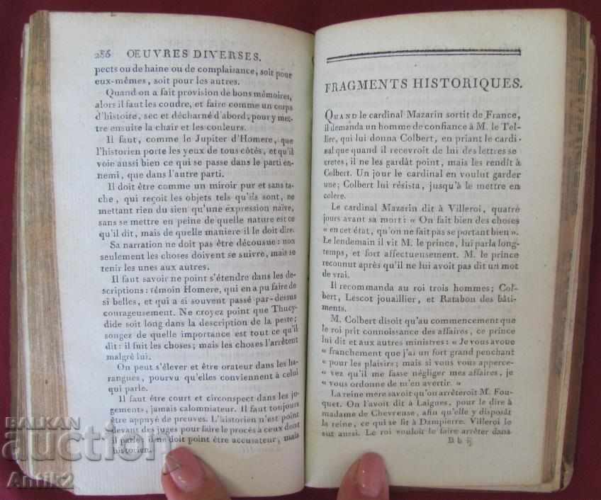 Delivery of 1789 Book OEUVRES JEAN RACINE Delivery of 1789 Book OEUVRES JEAN RACINE