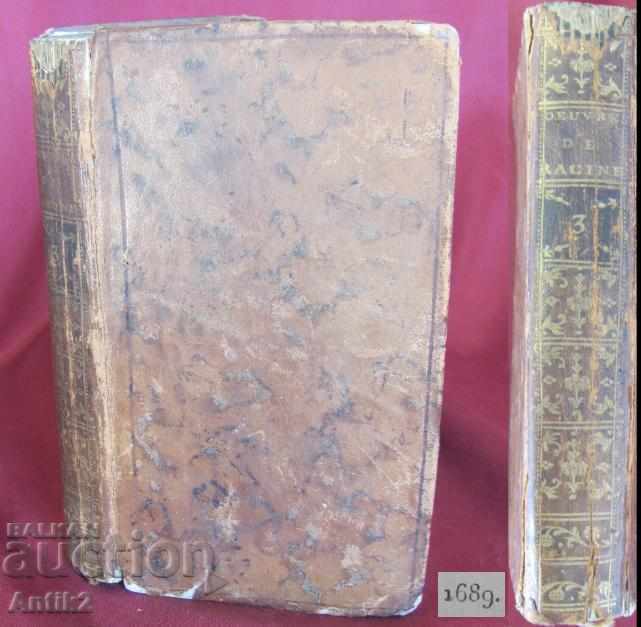 1789 Βιβλίο OEUVRES JEAN RACINE
