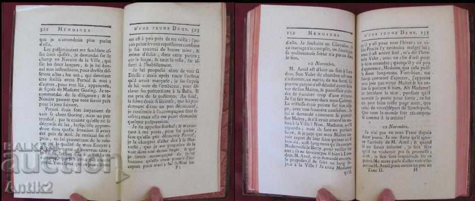 1762. Carte MEMOIRES DE LA VERTU Volumul 2 - 6 1762. Carte MEMOIRES DE LA VERTU Volumul 2 - 6