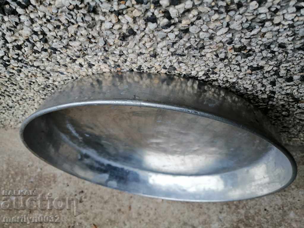 Auction Tin, household pot, bakery, blue Auction Tin, household pot, bakery, blue