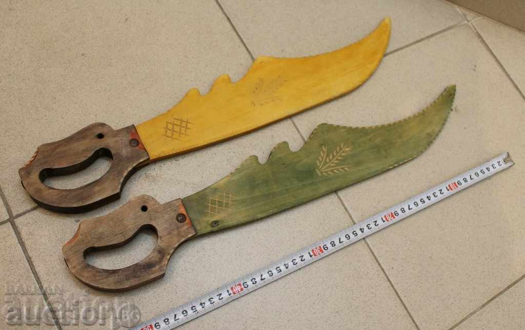 .KINGDOM BULGARIA WOODEN CHILDREN'S SWORDS TOY with price 39.00 BGN | € 19.94