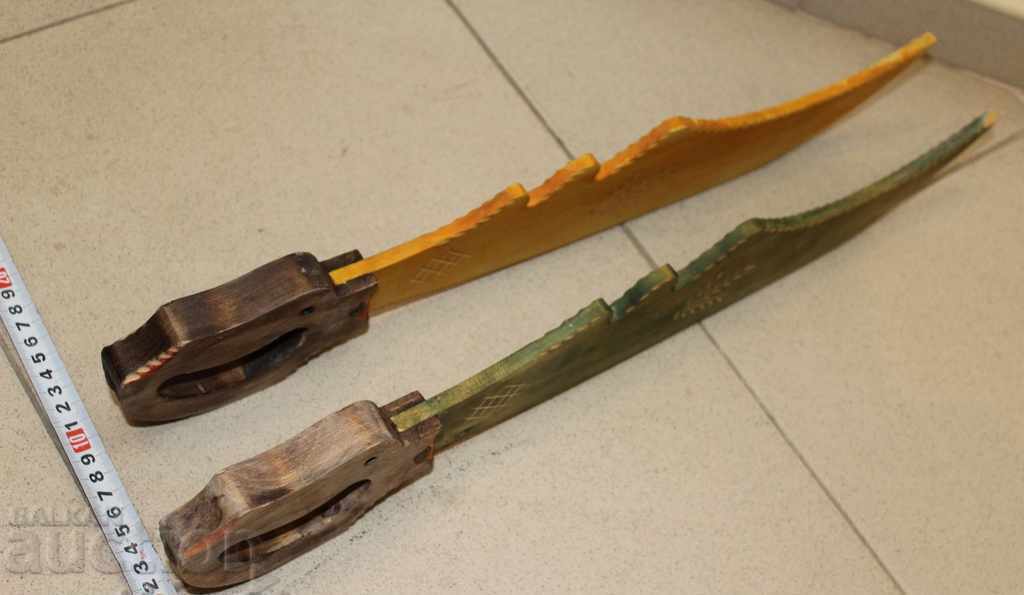 .KINGDOM BULGARIA WOODEN CHILDREN'S SWORDS TOY - 7