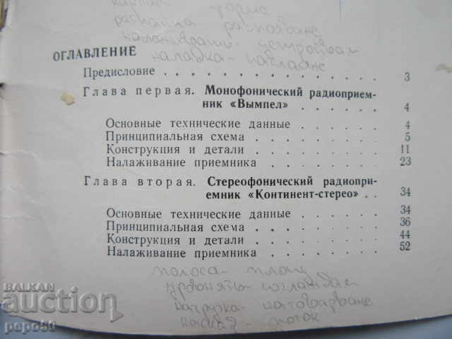 HIGH QUALITY TRANSISTOR RECEIVERS / in russian / -1973 with price 4.00 BGN | € 2.05 HIGH QUALITY TRANSISTOR RECEIVERS / in russian / -1973 with price 4.00 BGN | € 2.05
