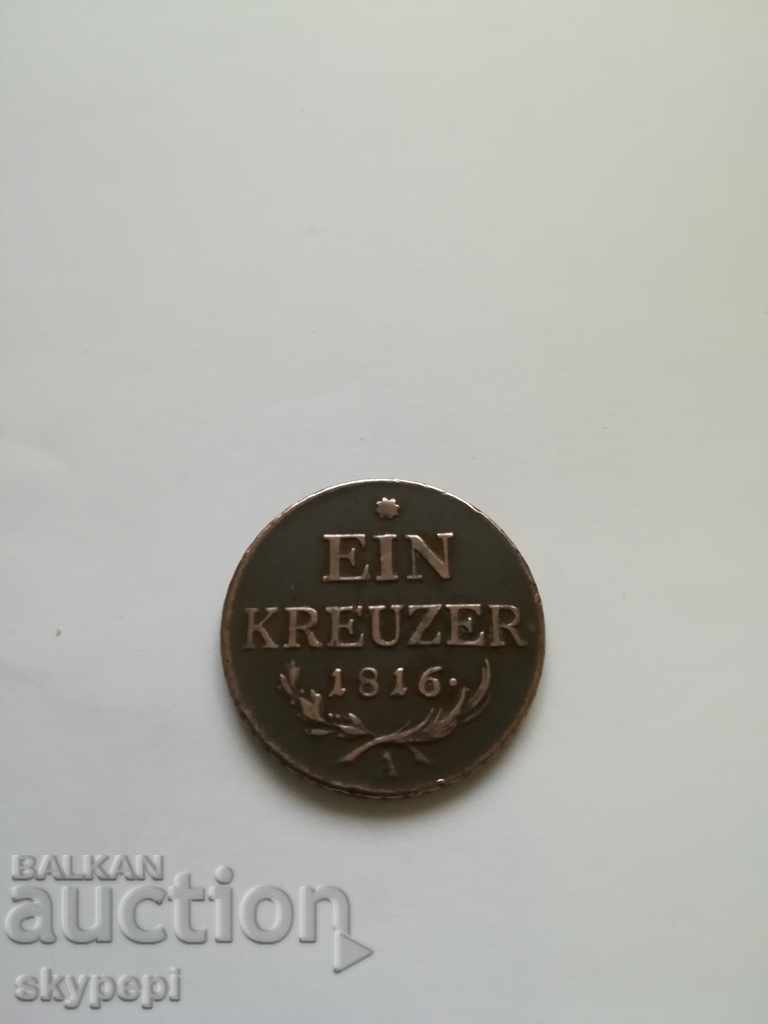 EIN Kreuzer 1816