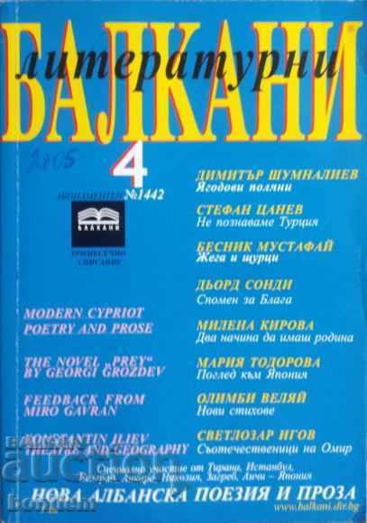 Literary Balkans. No. 4/2005