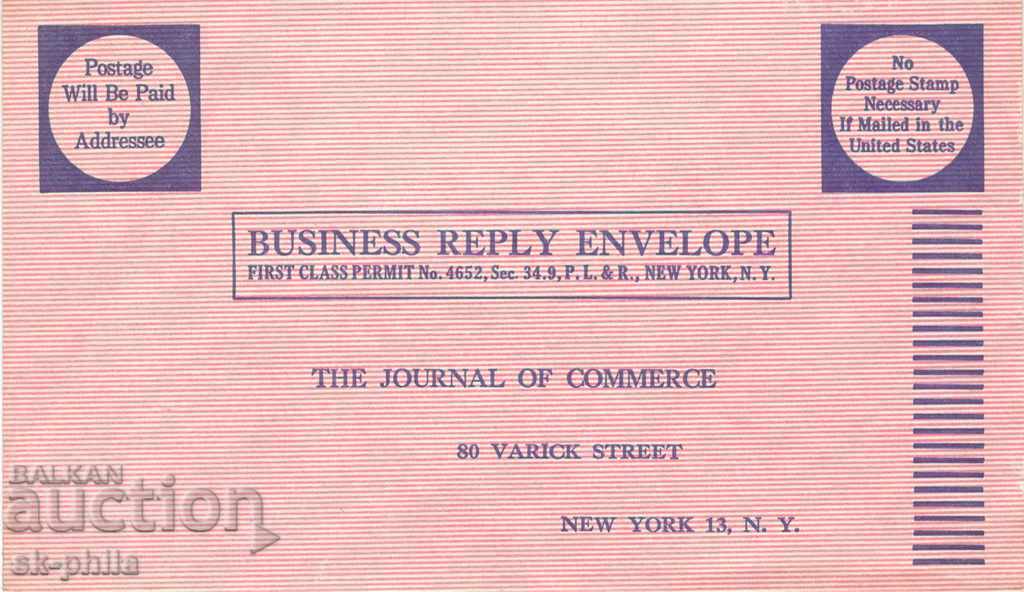 An old envelope for business correspondence