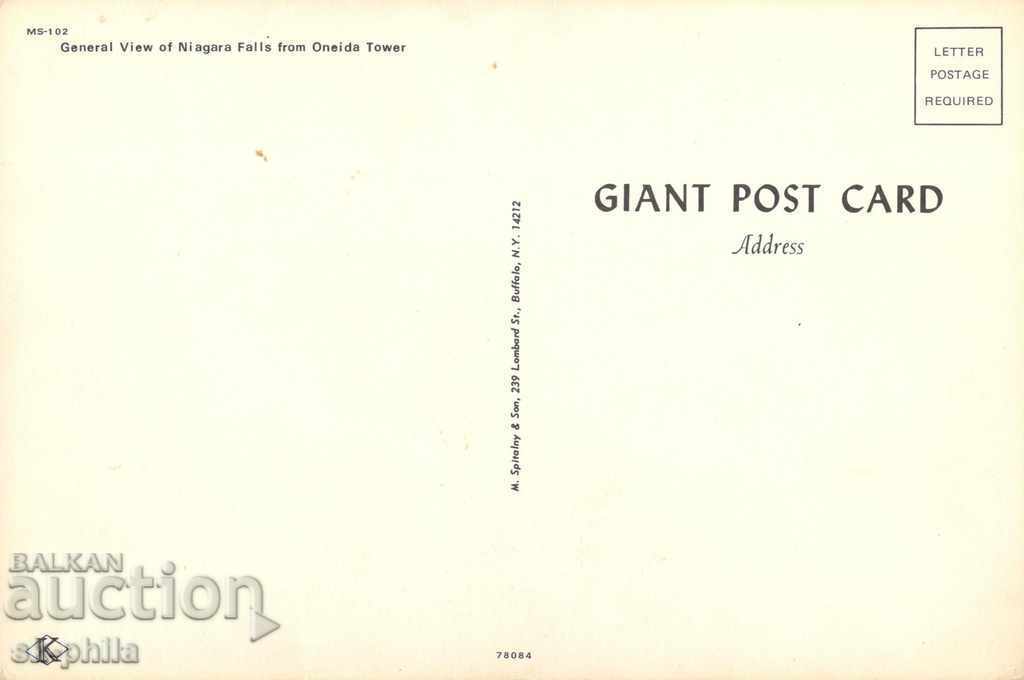 Old postcard - Niagara Falls, general view with price 2.00 BGN | € 1.02 Old postcard - Niagara Falls, general view with price 2.00 BGN | € 1.02
