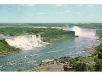 Carte poștală veche - Cascada Niagara, vedere generală