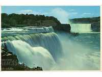 Carte poștală veche - Cascada Niagara, vedere din Canada
