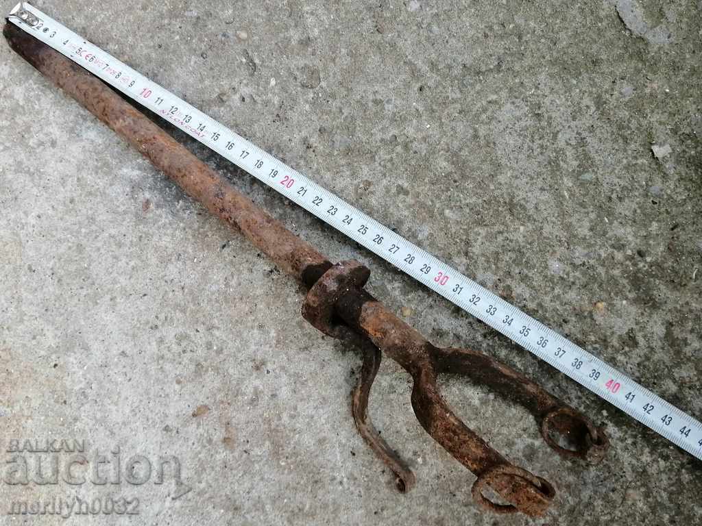 Hand-woven wedge of wrought iron wrought iron approx - 5 Hand-woven wedge of wrought iron wrought iron approx - 5