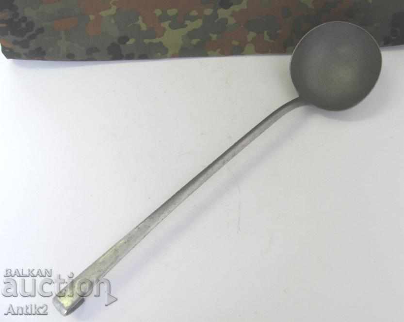 WWII Aluminum Scoop Spoon D.R.G.M. - 7 WWII Aluminum Scoop Spoon D.R.G.M. - 7