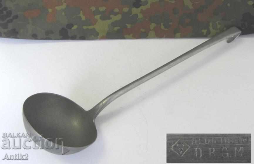 WWII Aluminum Scoop Spoon D.R.G.M.