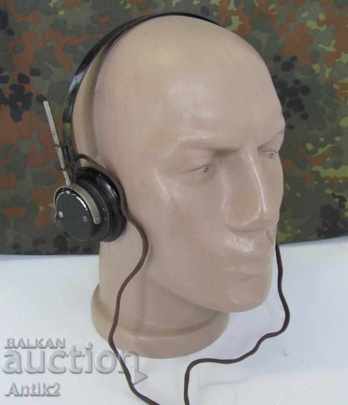 Căști radio din al doilea război mondial MEMBRA Germania cu preț 130.00 BGN | € 66.47 Căști radio din al doilea război mondial MEMBRA Germania cu preț 130.00 BGN | € 66.47