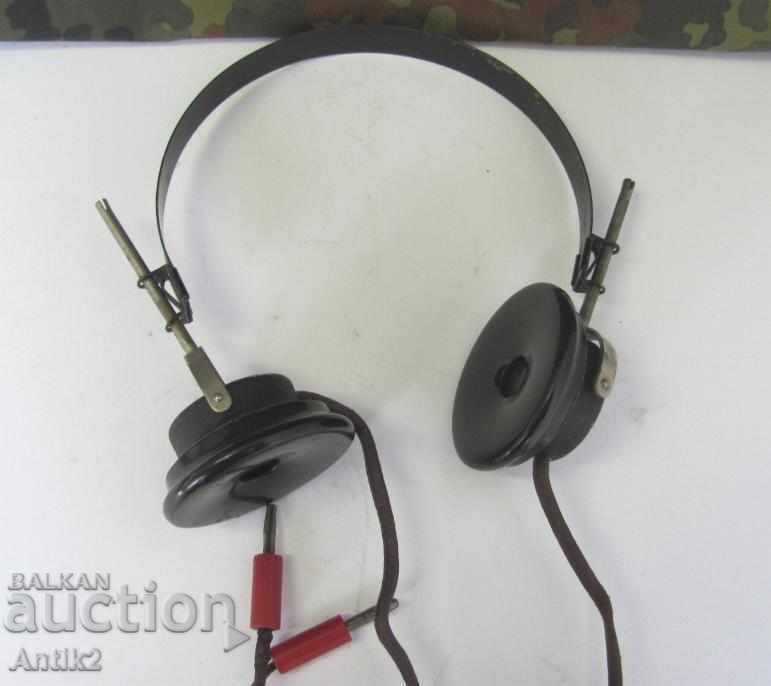 Licitație Căști radio din al doilea război mondial MEMBRA Germania Licitație Căști radio din al doilea război mondial MEMBRA Germania