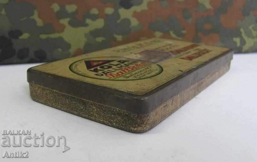 Доставка на Втора Световна Война Метална Кутия за Шоколад KOLA DALLAMANN Доставка на Втора Световна Война Метална Кутия за Шоколад KOLA DALLAMANN