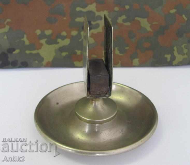 Auction World War II Ashtray with Kibitnik Germany Auction World War II Ashtray with Kibitnik Germany