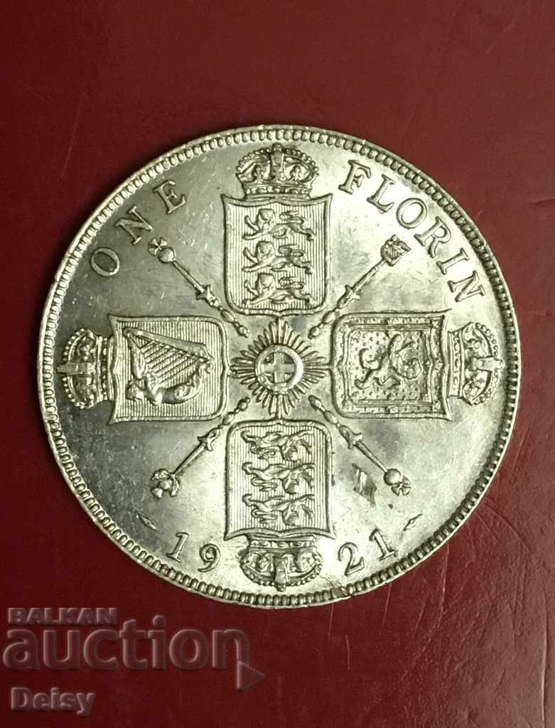 Βρετανία, 1 φλορίν 1921