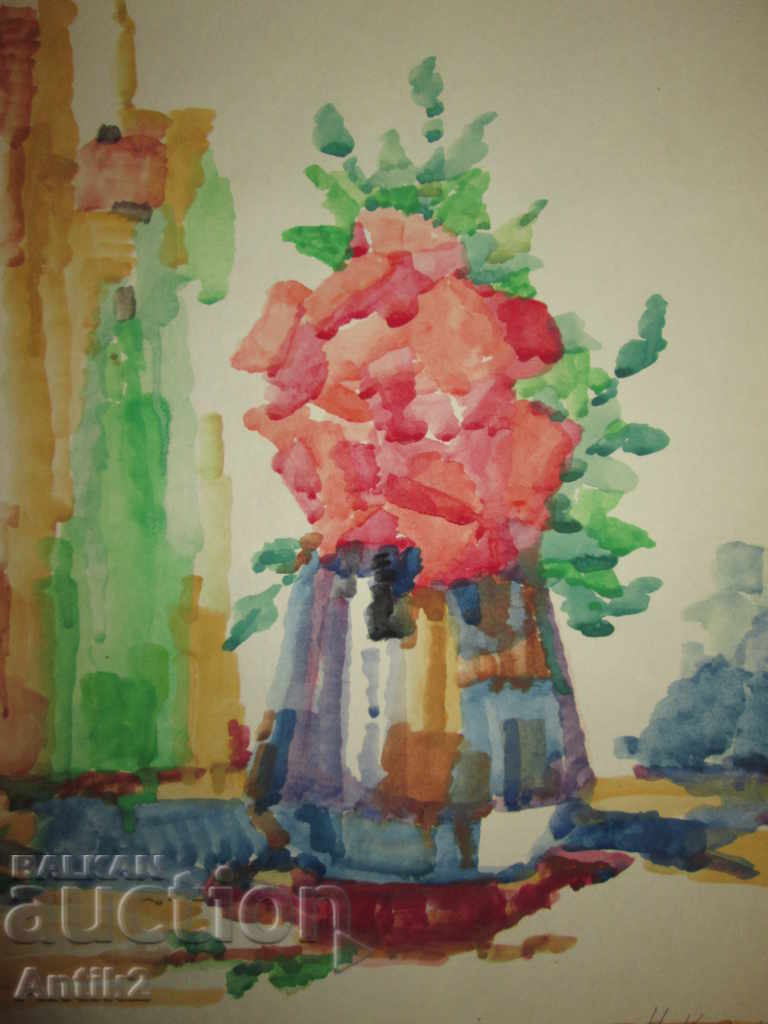 Доставка на Оригинална картина -акварел, подписана 36х51см Доставка на Оригинална картина -акварел, подписана 36х51см