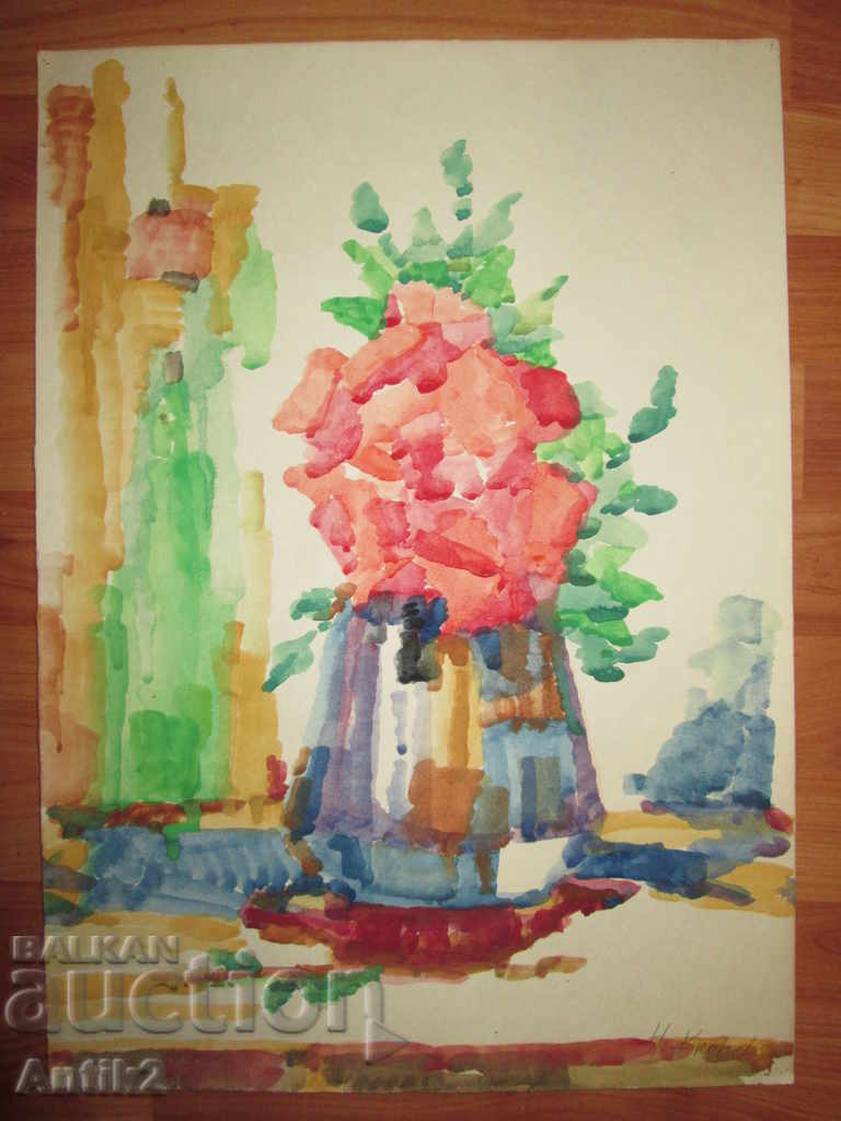 Оригинална картина -акварел, подписана 36х51см - 6 Оригинална картина -акварел, подписана 36х51см - 6