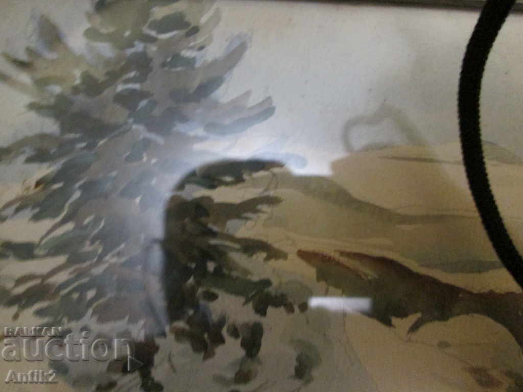 1920s Original Painting - Watercolor, Signed, D. Kamburov - 7 1920s Original Painting - Watercolor, Signed, D. Kamburov - 7