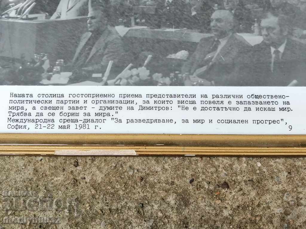 Portrait of propaganda Todor Zhivkov picture in picture frame with price 54.00 BGN | € 27.61 Portrait of propaganda Todor Zhivkov picture in picture frame with price 54.00 BGN | € 27.61