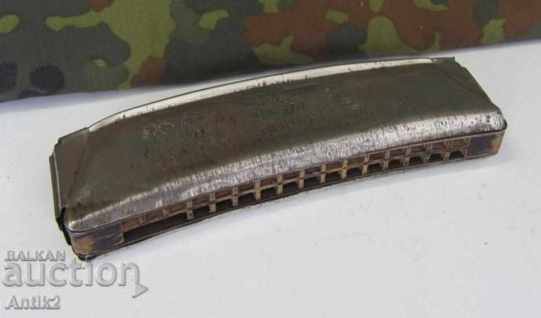 Auction  WWII Soldier Harmonica M.HOHNER