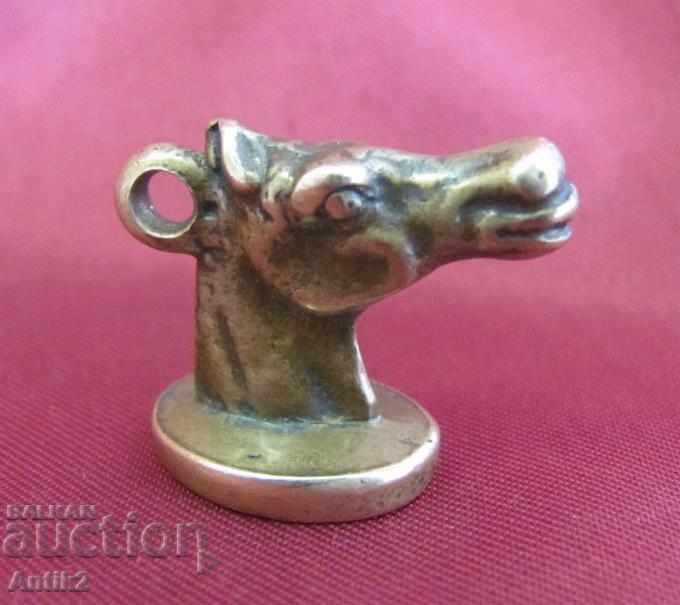 19th Century Bronze Seal-Cavalry Officer Russia with price 168.00 BGN | € 85.90 19th Century Bronze Seal-Cavalry Officer Russia with price 168.00 BGN | € 85.90