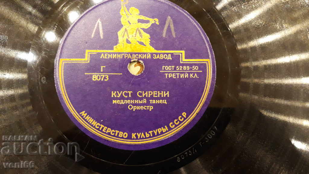 Placă turnantă - bakelită bitumă shellac - 5 Placă turnantă - bakelită bitumă shellac - 5