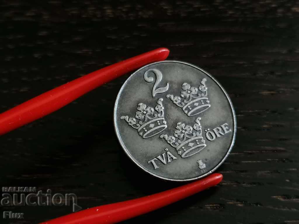 Delivery of Coin - Sweden - 2 ore (matrix gloss) 1950s