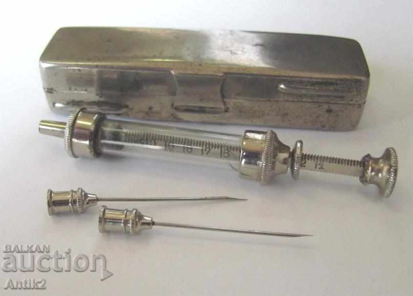 Seringa de anestezie medicală secolului XIX