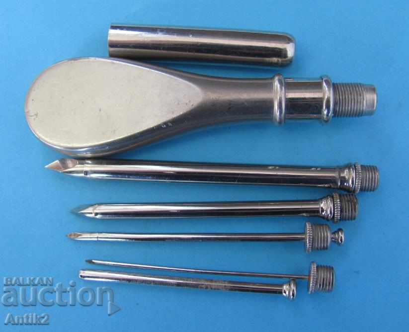 19 век Медицински Инструмент Трокър