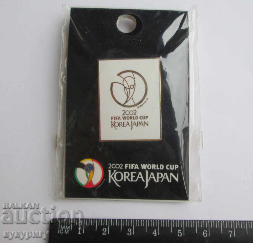 Auction  FIFA Official Badge Badge World Cup Football 2002