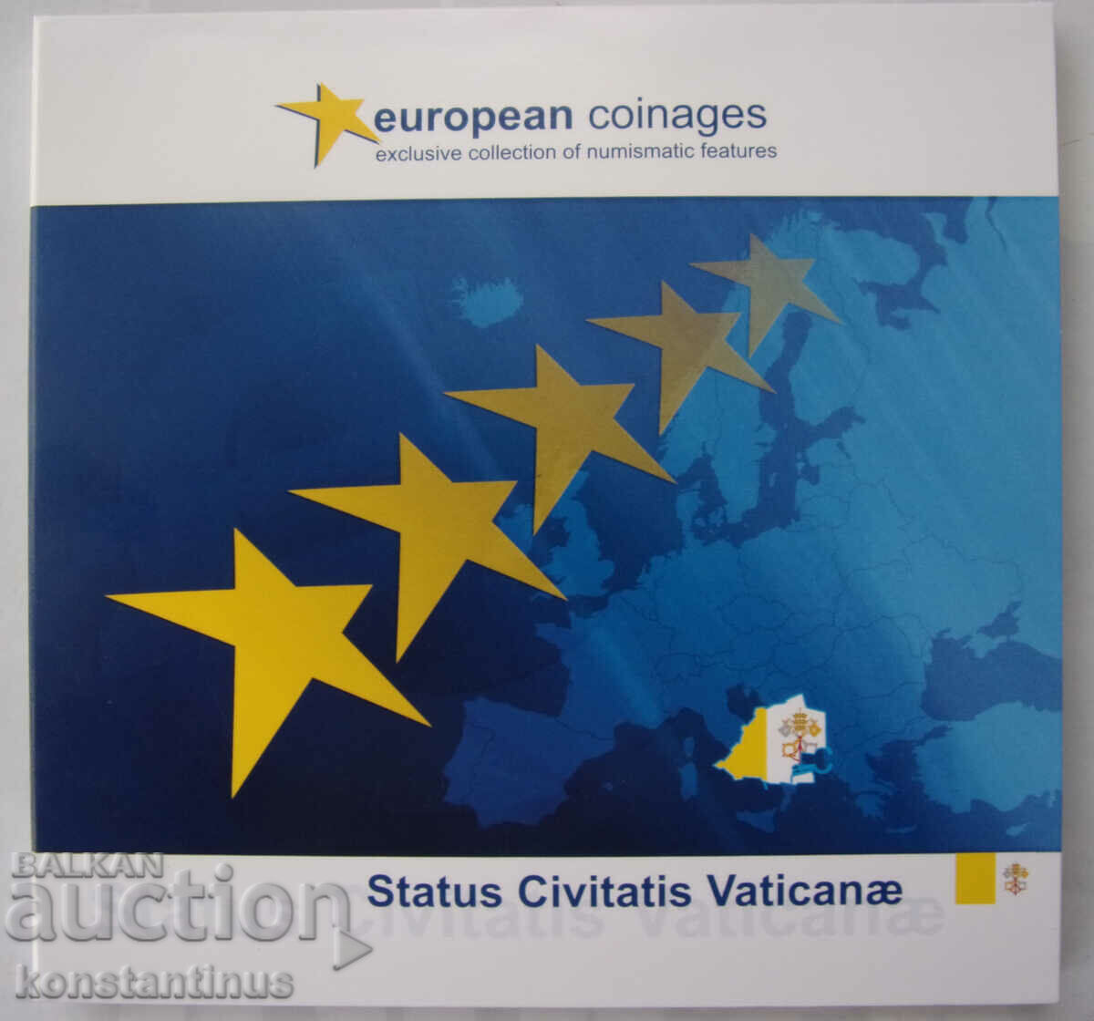 Vatican Proof Set 5x2 Euro 2013 Rare UNC PROOF - 7