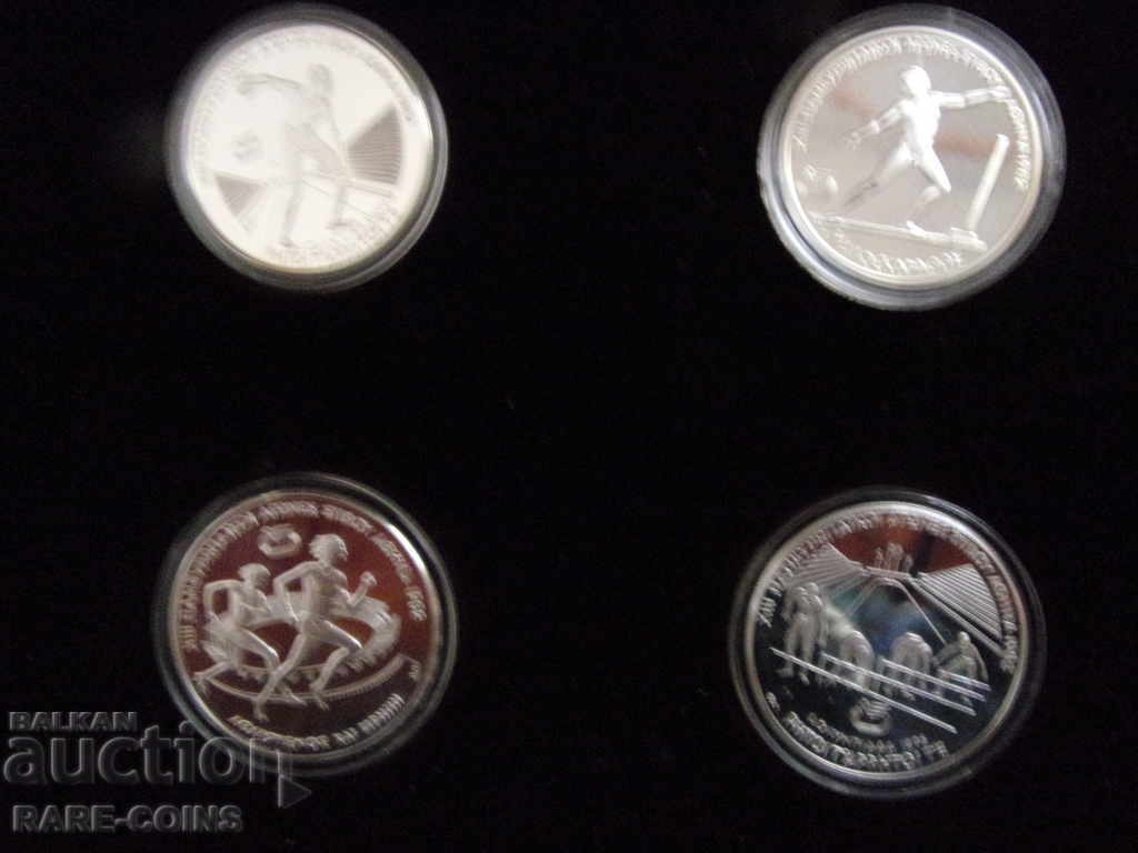 Grecia Lot Complet Sport Drachme 1981-1982 Rare UNC Original - 5