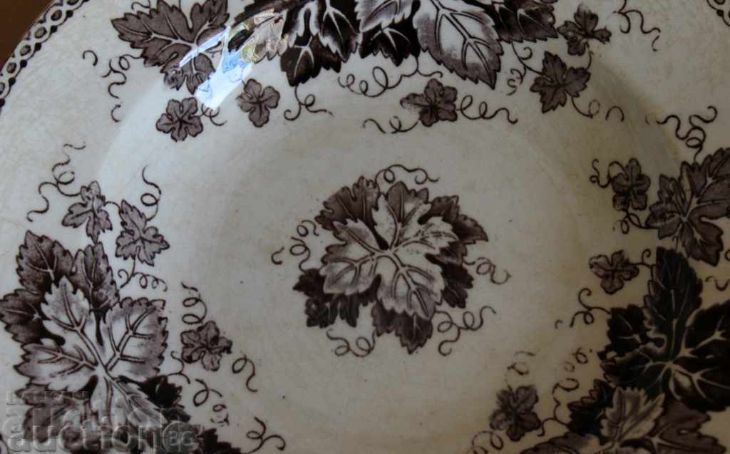 Delivery of . 19th Century Porcelain Plate Marked Delivery of . 19th Century Porcelain Plate Marked