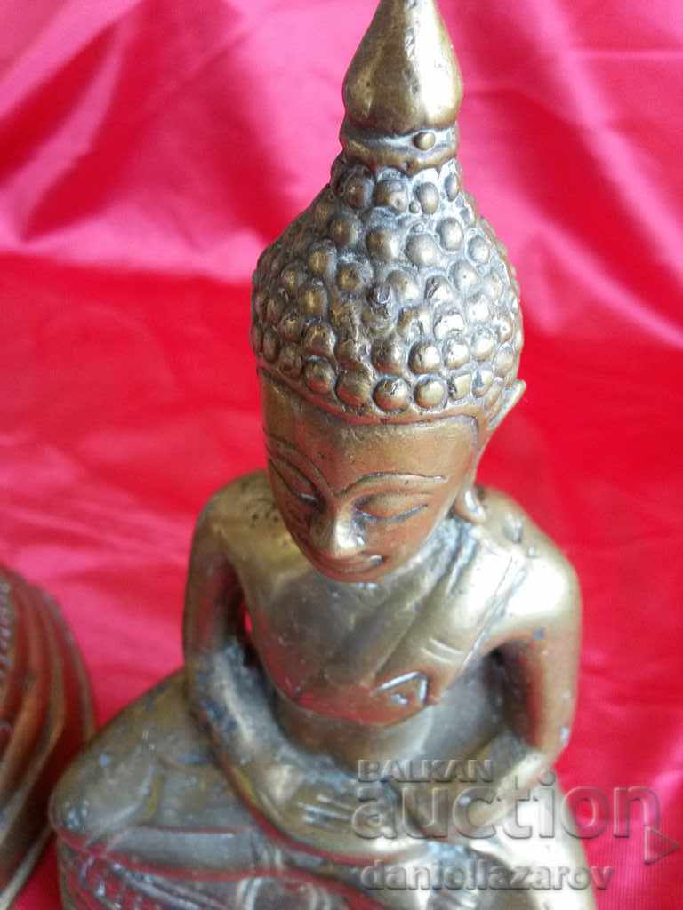 Set of Old Bronze Statues, Figurines of BUDA - 6 Set of Old Bronze Statues, Figurines of BUDA - 6