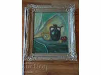 Painting, oil paintings on canvas. Still life