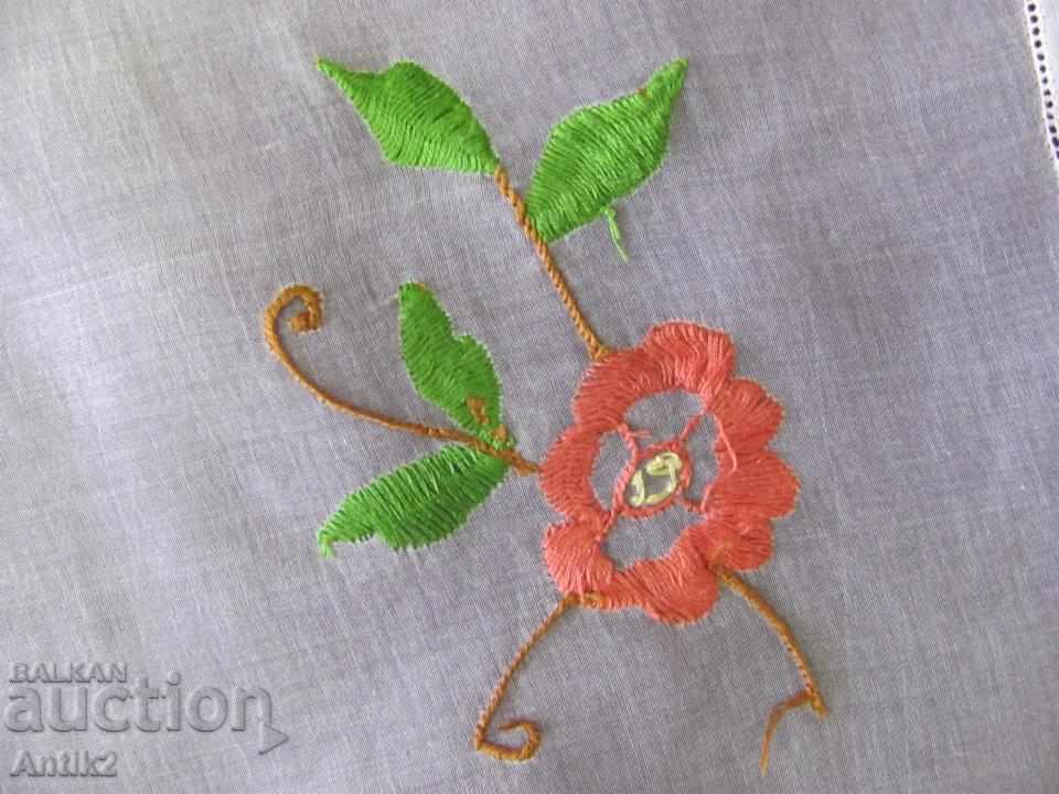 Auction  19th Century Hand Embroidered Box, Cover