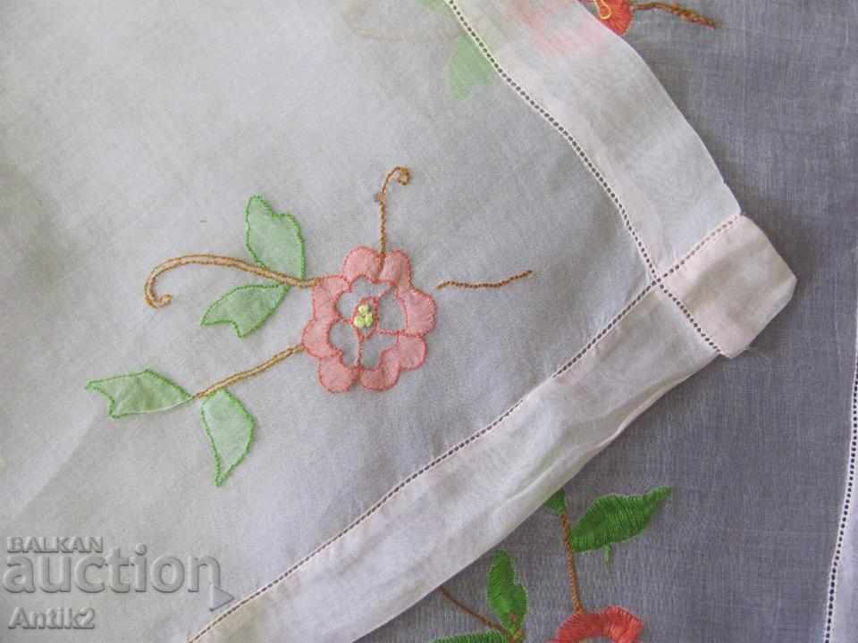 19th Century Hand Embroidered Box, Cover - 5