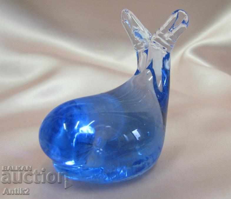 Доставка на Стара Кристално Стъкло Фигурка-Кит Доставка на Стара Кристално Стъкло Фигурка-Кит