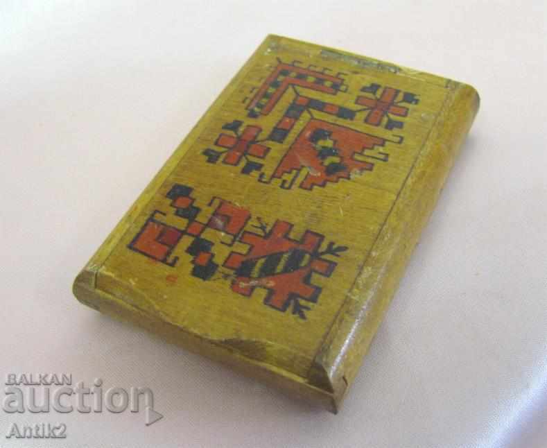 19th Century Wooden Cigarette Box