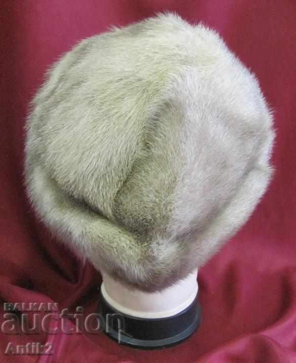 Auction 50's Old Ladies Mink Hat PETERS HARBURG Auction 50's Old Ladies Mink Hat PETERS HARBURG