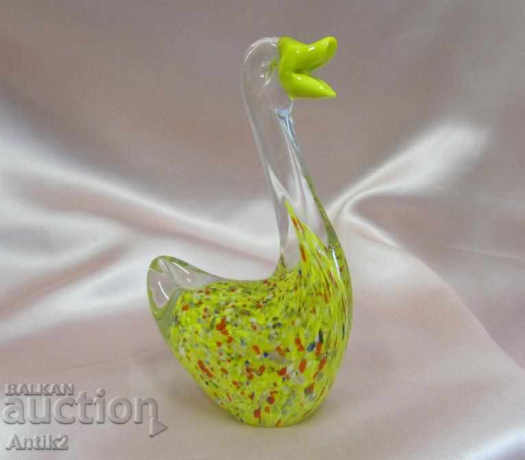 Old Morano Crystal Glass Figurine-Swan with price 230.00 BGN | € 117.60 Old Morano Crystal Glass Figurine-Swan with price 230.00 BGN | € 117.60