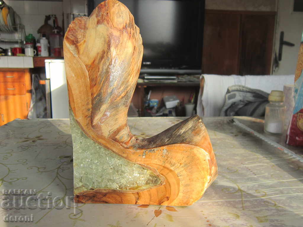 Παλιά ξύλινη ινδονησιακή εικόνα γλυπτικής 1 - 5 Παλιά ξύλινη ινδονησιακή εικόνα γλυπτικής 1 - 5