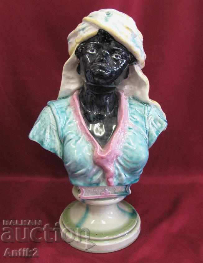 1900s Secession Porcelain Figure Black very rare