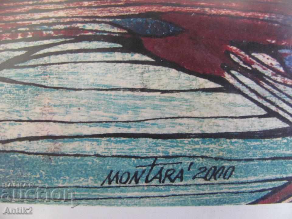 Оригинална Картина подпис- MONTARA с дървена рамка с цена 410.00 лв. | € 209.63 Оригинална Картина подпис- MONTARA с дървена рамка с цена 410.00 лв. | € 209.63