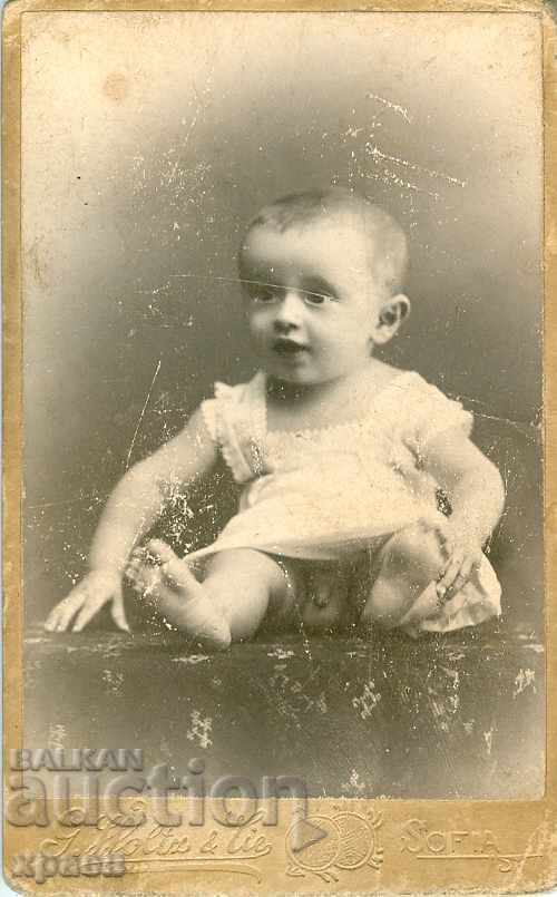 OLD PHOTOGRAPH - CARDBOARD - G. VOLTZ - SOFIA - M1128 OLD PHOTOGRAPH - CARDBOARD - G. VOLTZ - SOFIA - M1128