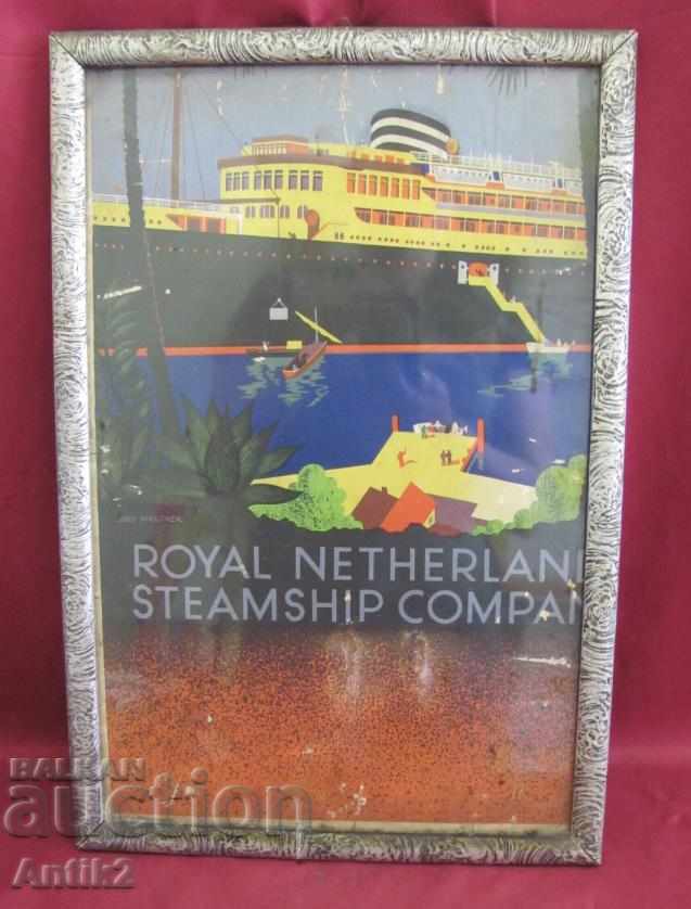 30 Αφίσα Αφίσα - Κρουαζιερόπλοιο Ολλανδία JEAN WALTHER