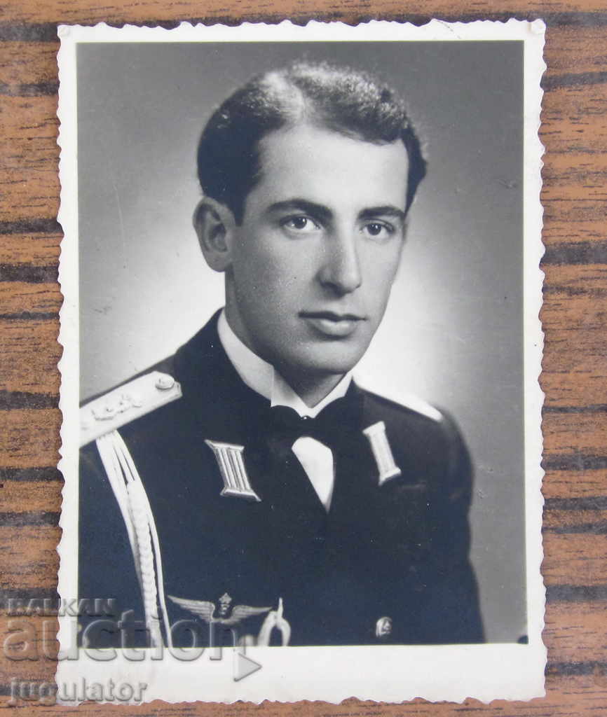 Airplane military photo of Bulgarian Imperial Pilot uniformed pilot with price 20.00 BGN | € 10.23 Airplane military photo of Bulgarian Imperial Pilot uniformed pilot with price 20.00 BGN | € 10.23